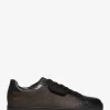 Keating-Logo und Leder-Sneaker