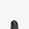 Keating-Logo und Leder-Sneaker
