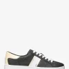 Keaton Metallic-gestreifter Signature-Logo-Sneaker Keaton Metallic-gestreifter Signature-Logo-Sneaker