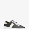 Keaton Metallic-gestreifter Signature-Logo-Sneaker Keaton Metallic-gestreifter Signature-Logo-Sneaker