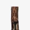 Kelsea Lederstiefel mit Schlangenprägung Kelsea Lederstiefel mit Schlangenprägung