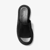 Kendra Leder-Plateau-Slide-Sandale