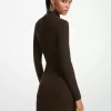 Kleid aus gerippter Merinowollmischung Kleid aus gerippter Merinowollmischung