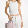 Kleine Jordi-Tragetasche aus Leder mit Denim-Print und Lunar New Year-Motiv Kleine Jordi-Tragetasche aus Leder mit Denim-Print und Lunar New Year-Motiv