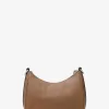 Kleine Leder-Pochette mit Jet-Set-Charm