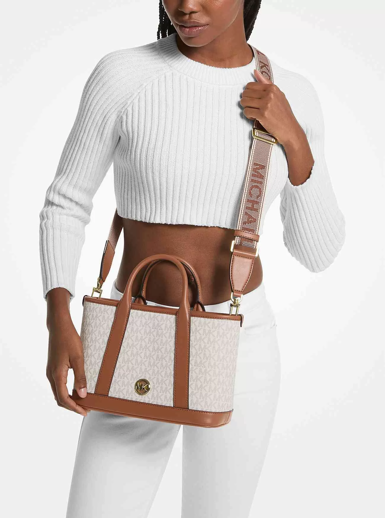 Kleine Luisa-Umhängetasche mit Signatur-Logo Kleine Luisa-Umhängetasche mit Signatur-Logo