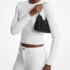 Kleine Nylon-Gabardine-Pochette mit Jet-Set-Charm Kleine Nylon-Gabardine-Pochette mit Jet-Set-Charm