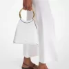 Kleine Tragetasche „Ursula“ aus Leder mit Ring Kleine Tragetasche „Ursula“ aus Leder mit Ring