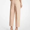 Kurz geschnittene Hose aus Twill aus Baumwollmischung Kurz geschnittene Hose aus Twill aus Baumwollmischung