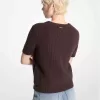 Kurzärmliger Pullover aus Wolle