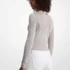 Kurzer Cardigan und BH-Oberteil aus Tencel-Mischung Kurzer Cardigan und BH-Oberteil aus Tencel-Mischung