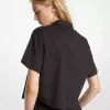 Kurzes Hemd aus Stretch-Popeline aus Bio-Baumwolle Kurzes Hemd aus Stretch-Popeline aus Bio-Baumwolle