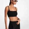 Kurzes Tanktop aus Stretch-Wolle Kurzes Tanktop aus Stretch-Wolle