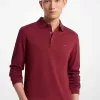 Langarm-Poloshirt aus Baumwolle Langarm-Poloshirt aus Baumwolle