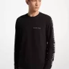 Langarm-T-Shirt aus Baumwolle Langarm-T-Shirt aus Baumwolle