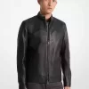 Leder-Racer-Jacke Leder-Racer-Jacke