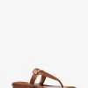 Lena Leder-T-Riemen-Sandale Lena Leder-T-Riemen-Sandale