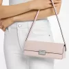 Lunar New Year Ludlow Kleine wandelbare Leder-Pochette mit Denim-Print Lunar New Year Ludlow Kleine wandelbare Leder-Pochette mit Denim-Print
