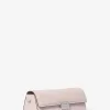 Lunar New Year Ludlow Kleine wandelbare Leder-Pochette mit Denim-Print Lunar New Year Ludlow Kleine wandelbare Leder-Pochette mit Denim-Print
