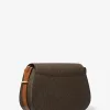 Lydia mittelgroße Messenger-Tasche mit Signatur-Logo Lydia mittelgroße Messenger-Tasche mit Signatur-Logo