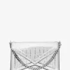 Manhatta Umhängetasche aus Metallic-Leder mit Krokodilprägung Manhatta Umhängetasche aus Metallic-Leder mit Krokodilprägung