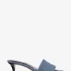Merriam Denim Kitten-Heel-Sandale Merriam Denim Kitten-Heel-Sandale