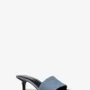 Merriam Denim Kitten-Heel-Sandale Merriam Denim Kitten-Heel-Sandale