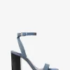 Merriam Denim-Sandale mit Blockabsatz Merriam Denim-Sandale mit Blockabsatz