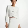 Metallic-Tweed-Jacke