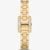 Mini Emery Pavé goldfarbenes Geschenkset mit Uhr und Armband