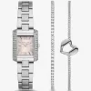 Mini Emery Silberfarbenes Geschenkset mit Uhr und Armband Mini Emery Silberfarbenes Geschenkset mit Uhr und Armband