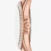Mini-Harlowe Pavé-Armbanduhr in Roségold Mini-Harlowe Pavé-Armbanduhr in Roségold