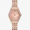 Mini-Harlowe Pavé-Armbanduhr in Roségold Mini-Harlowe Pavé-Armbanduhr in Roségold