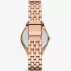 Mini-Harlowe Pavé-Armbanduhr in Roségold Mini-Harlowe Pavé-Armbanduhr in Roségold