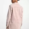 Mini-Hemdkleid aus stückgefärbtem Denim Mini-Hemdkleid aus stückgefärbtem Denim