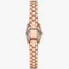 Mini-Lexington Pavé-Armbanduhr in Roségold Mini-Lexington Pavé-Armbanduhr in Roségold