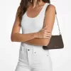 Mittelgroße Empire-Pochette mit Kettengliederlogo und charakteristischem Logo Mittelgroße Empire-Pochette mit Kettengliederlogo und charakteristischem Logo