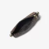 Mittlere Empire-Pochette aus Kalbshaar mit Gepardenmuster und Kettengliedern