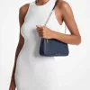 Mittlere Empire-Pochette aus Leder mit Kettengliedern