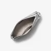 Mittlere Empire-Pochette aus Metallic-Leder Mittlere Empire-Pochette aus Metallic-Leder