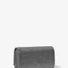 Mona Große Clutch aus Mesh mit glitzernder Kette Mona Große Clutch aus Mesh mit glitzernder Kette