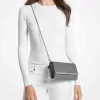Mona Große Clutch aus Mesh mit glitzernder Kette Mona Große Clutch aus Mesh mit glitzernder Kette