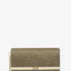 Mona Große Clutch aus Mesh mit glitzernder Kette Mona Große Clutch aus Mesh mit glitzernder Kette