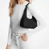 Nolita Kleine Hobo-Schultertasche aus gekrispeltem Leder