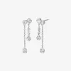 Ohrhänger mit Lünette aus Sterlingsilber mit Edelmetallbeschichtung