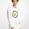 PRIDE verziertes Sweatshirt aus Bio-Baumwollfrottee PRIDE verziertes Sweatshirt aus Bio-Baumwollfrottee