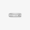 Pavé-Ring aus Sterlingsilber mit Edelmetallbeschichtung Pavé-Ring aus Sterlingsilber mit Edelmetallbeschichtung