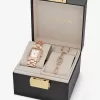 Petite Emery Geschenkset mit roségoldfarbener Uhr und Schmuck Petite Emery Geschenkset mit roségoldfarbener Uhr und Schmuck