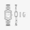 Petite Emery Pavé Silberfarbenes Geschenkset mit Uhr und Schmuck Petite Emery Pavé Silberfarbenes Geschenkset mit Uhr und Schmuck