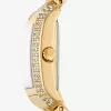 Petite Emery Pavé goldfarbene Doppelwickeluhr Petite Emery Pavé goldfarbene Doppelwickeluhr
